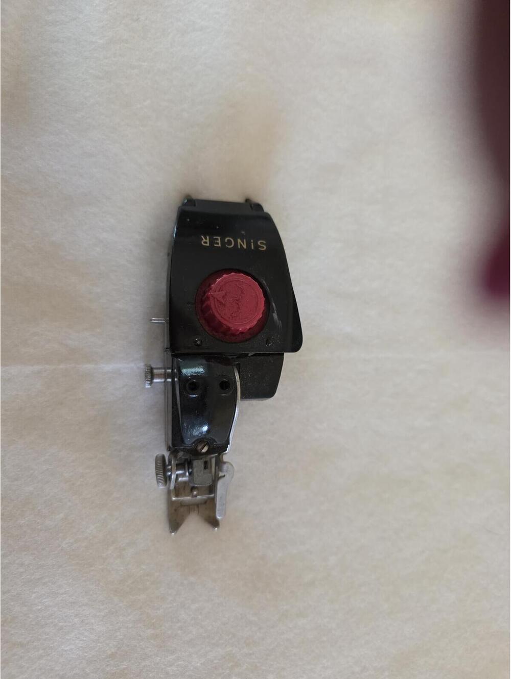 Vintage Singer Professional Buttonholer Attachment Red Dial Sewing Machine Part